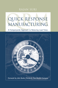 Cover image: Quick Response Manufacturing 1st edition 9781138196278