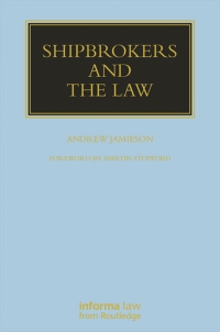 Omslagafbeelding: Shipbrokers and the Law 1st edition 9781859781166