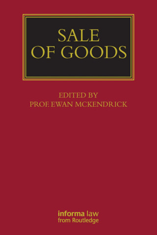 Cover image: Sale of Goods 1st edition 9781859783054