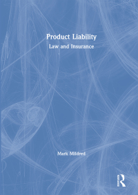 صورة الغلاف: Product Liability 1st edition 9781859785386
