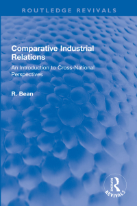 Imagen de portada: Comparative Industrial Relations 1st edition 9780367650759