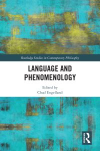 Cover image: Language and Phenomenology 1st edition 9780367652739