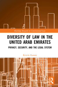 Cover image: Diversity of Law in the United Arab Emirates 1st edition 9780367640538