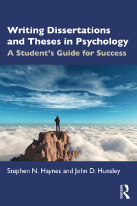 表紙画像: Writing Dissertations and Theses in Psychology 1st edition 9780367855949