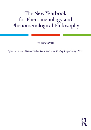 Cover image: The New Yearbook for Phenomenology and Phenomenological Philosophy 1st edition 9780367674052