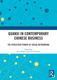 Imagen de portada: Guanxi in Contemporary Chinese Business 1st edition 9780367645069