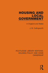Cover image: Housing and Local Government 1st edition 9780367677909