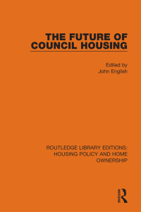 Cover image: The Future of Council Housing 1st edition 9780367678234