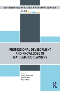 Cover image: Professional Development and Knowledge of Mathematics Teachers 1st edition 9780367442415