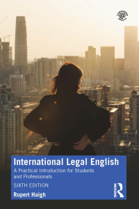 Cover image: International Legal English 6th edition 9780367569754