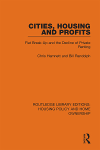 Cover image: Cities, Housing and Profits 1st edition 9780367682149