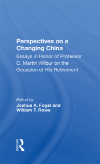 Cover image: Perspectives On A Changing China 1st edition 9780367298166