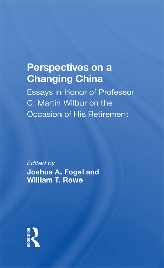 Imagen de portada: Perspectives On A Changing China 1st edition 9780367298166