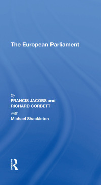 Cover image: The European Parliament 1st edition 9780367291891