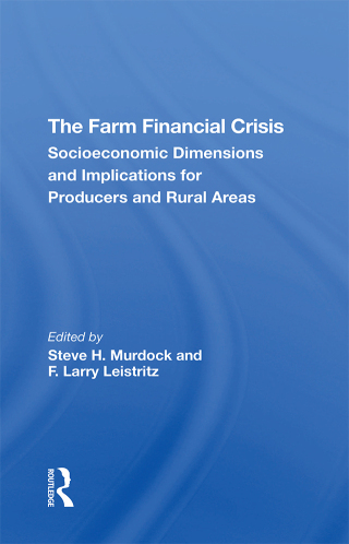 Cover image: The Farm Financial Crisis 1st edition 9780367292089
