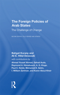 Cover image: The Foreign Policies Of Arab States 2nd edition 9780367292218