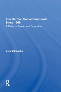 Cover image: The German Social Democrats Since 1969 1st edition 9780367307998