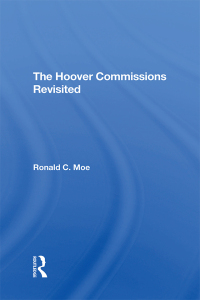 Cover image: The Hoover Commissions Revisited 1st edition 9780367292850