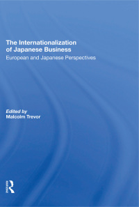 Cover image: The Internationalization Of Japanese Business 1st edition 9780367293215