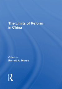 Imagen de portada: The Limits Of Reform In China 1st edition 9780367293581