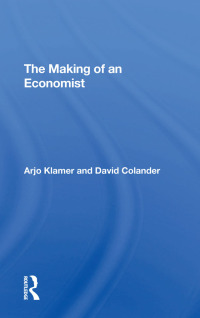 Imagen de portada: The Making Of An Economist 1st edition 9780367293680