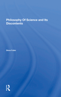 Cover image: Philosophy Of Science And Its Discontents 1st edition 9780367298357