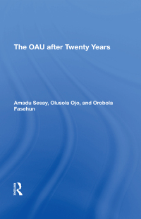 Immagine di copertina: The Oau After Twenty Years 1st edition 9780367309978