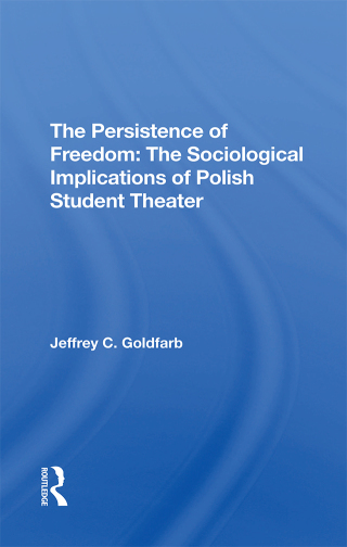 Cover image: The Persistence Of Freedom 1st edition 9780367310226