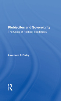 Cover image: Plebiscites And Sovereignty 1st edition 9780367298531