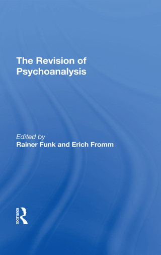 Cover image: The Revision Of Psychoanalysis 1st edition 9780367310950