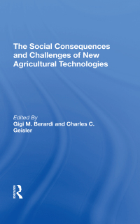 Titelbild: The Social Consequences And Challenges Of New Agricultural Technologies 1st edition 9780367295790