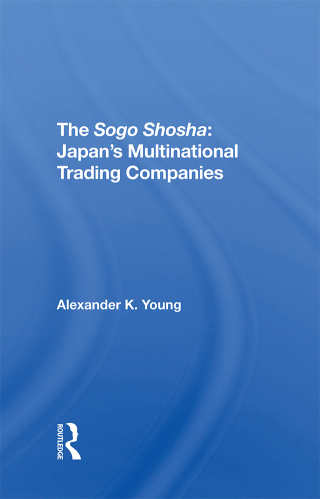 Cover image: The Sogo Shosha 1st edition 9780367311339