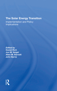 Imagen de portada: The Solar Energy Transition 1st edition 9780367311346