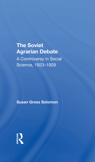 表紙画像: The Soviet Agrarian Deba 1st edition 9780367311377
