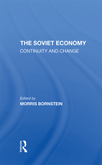 Cover image: The Soviet Economy 1st edition 9780367311445