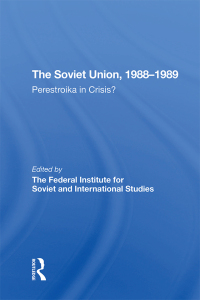 Imagen de portada: The Soviet Union 1988-1989 1st edition 9780367296094