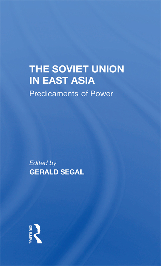 Titelbild: The Soviet Union In East Asia 1st edition 9780367311629