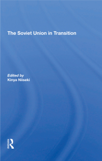 Cover image: The Soviet Union In Transition 1st edition 9780367311643