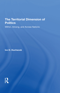 Cover image: The Territorial Dimension Of Politics 1st edition 9780367311957