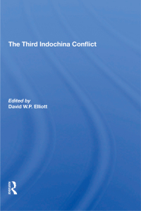 Cover image: The Third Indochina Conflict 1st edition 9780367312015