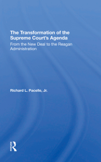 Cover image: The Transformation Of The Supreme Court's Agenda 1st edition 9780367296681