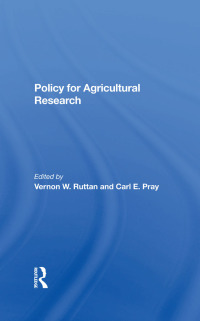 Cover image: Policy For Agricultural Research 1st edition 9780367298654