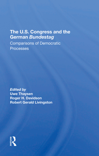 Imagen de portada: The U.s. Congress And The German Bundestag 1st edition 9780367312237
