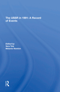 Cover image: The Ussr In 1991 1st edition 9780367297046