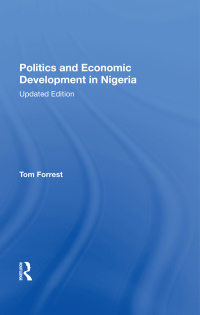 Cover image: Politics And Economic Development In Nigeria 1st edition 9780367283629