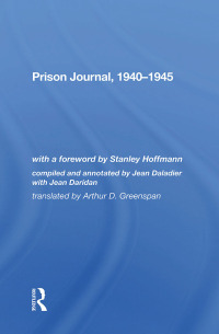 Titelbild: Prison Journal, 1940-1945 1st edition 9780367284268