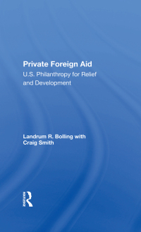 Omslagafbeelding: Private Foreign Aid 1st edition 9780367299743