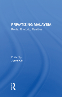 صورة الغلاف: Privatizing Malaysia 1st edition 9780367299781