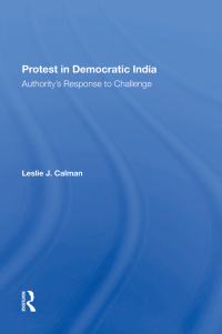 Cover image: Protest In Democratic India 1st edition 9780367284558