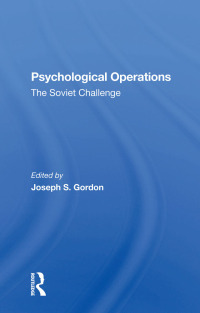 Cover image: Psychological Operations 1st edition 9780367284572